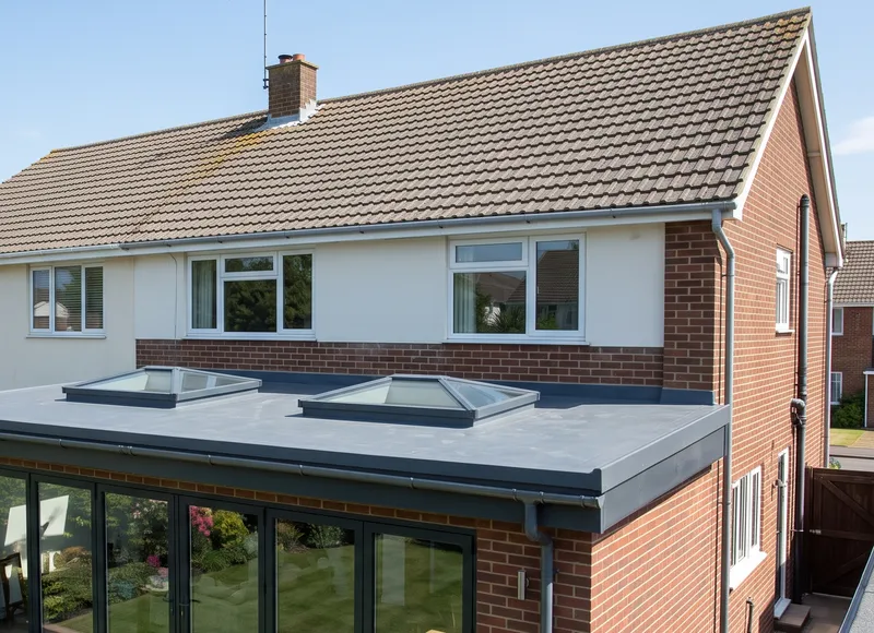 New flat roof fitted by our team